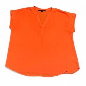 Cynthia Steffe Vibrant Orange Blouse